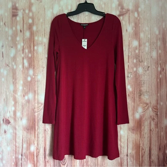 wrap long sleeve maxi dress Long Sleeve Faux Wrap A Line Gown